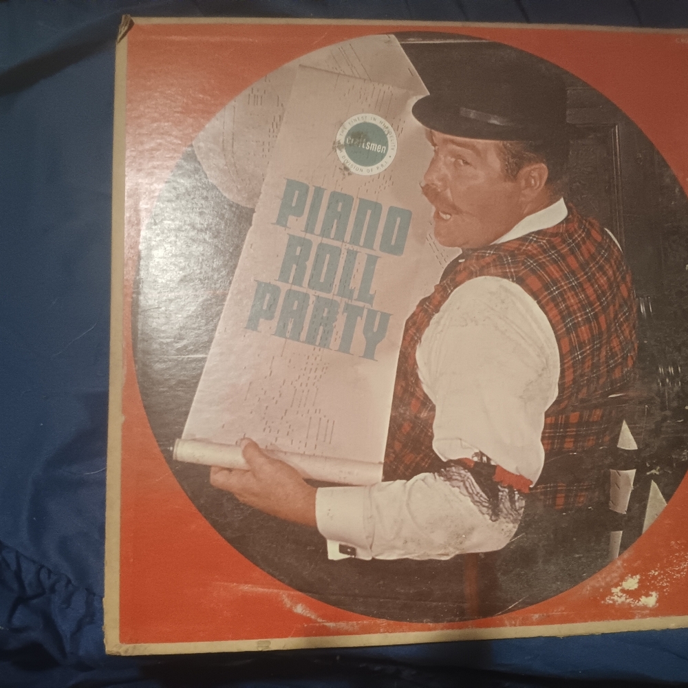 Piano roll party vinyl record